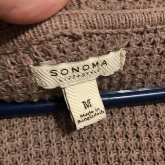 Sonoma Hooded Sweater size M - Picture 3 of 4